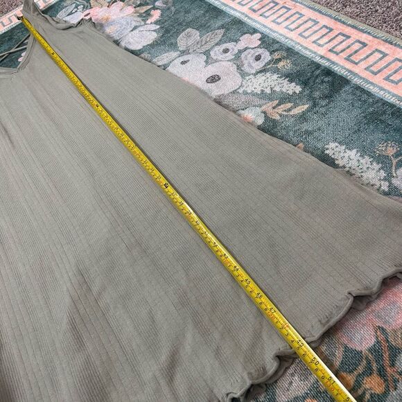 Anthropologie Daily Practice Ribbed Sweater Midi Dress 2X Sleeveless Knit Maxi - Picture 9 of 16